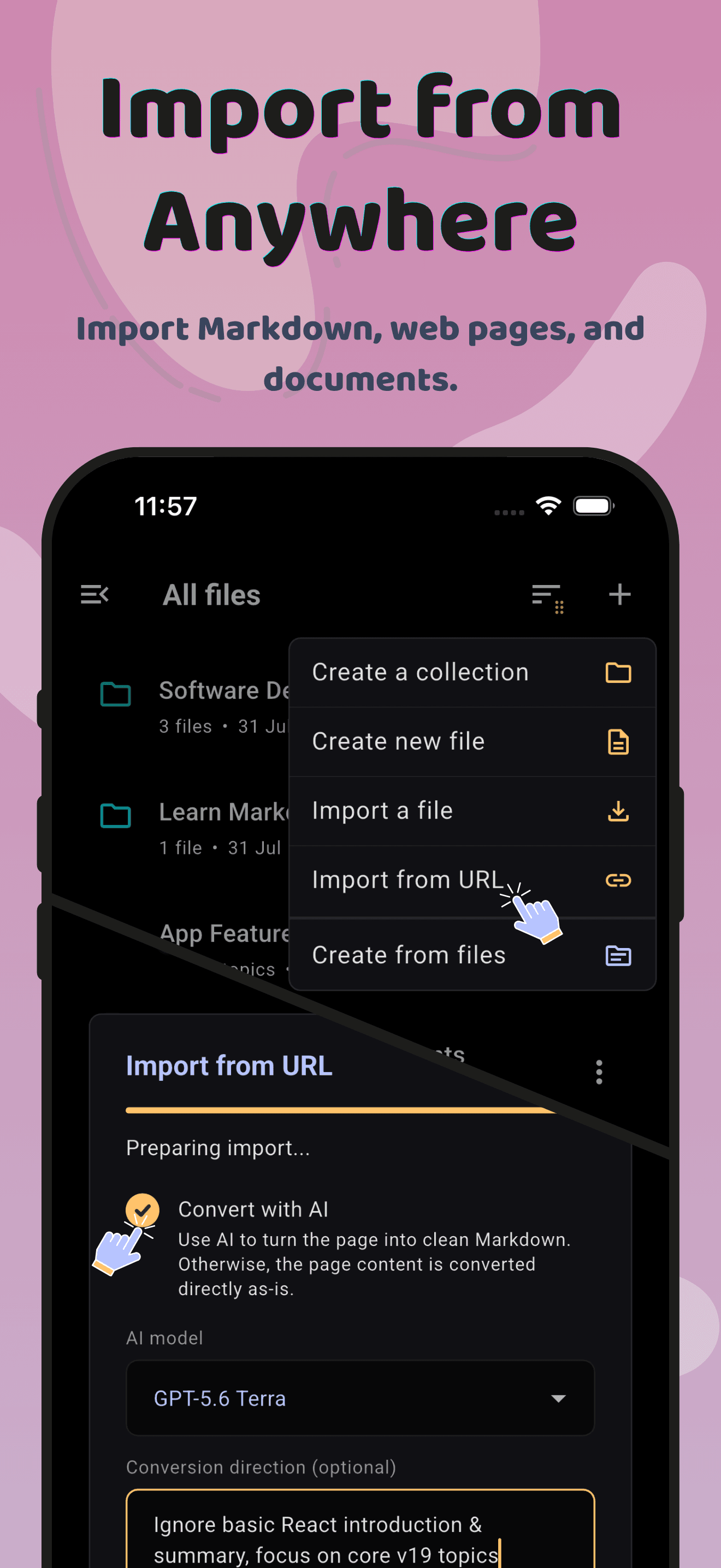 Import from Anywhere