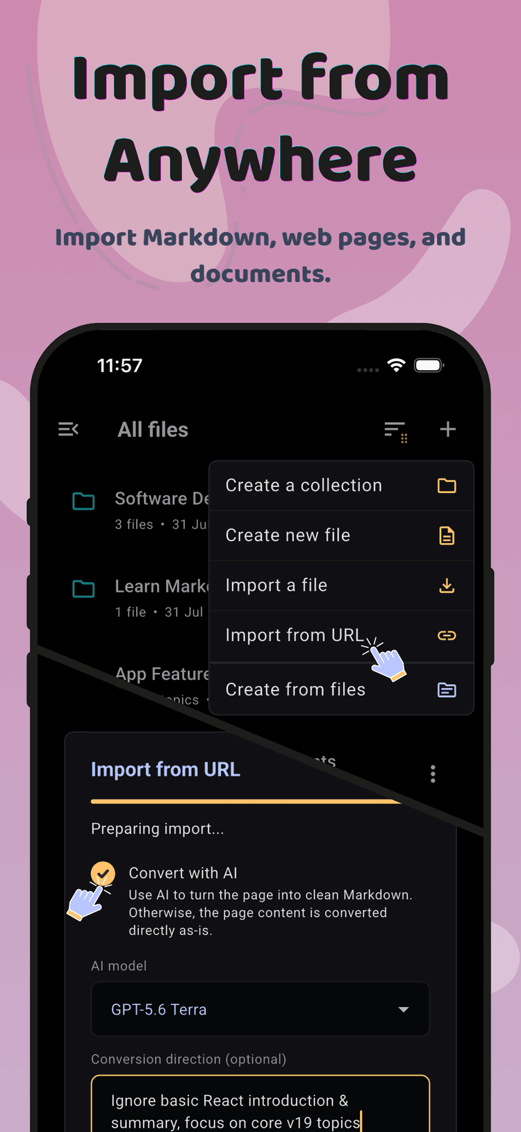 Import from Anywhere