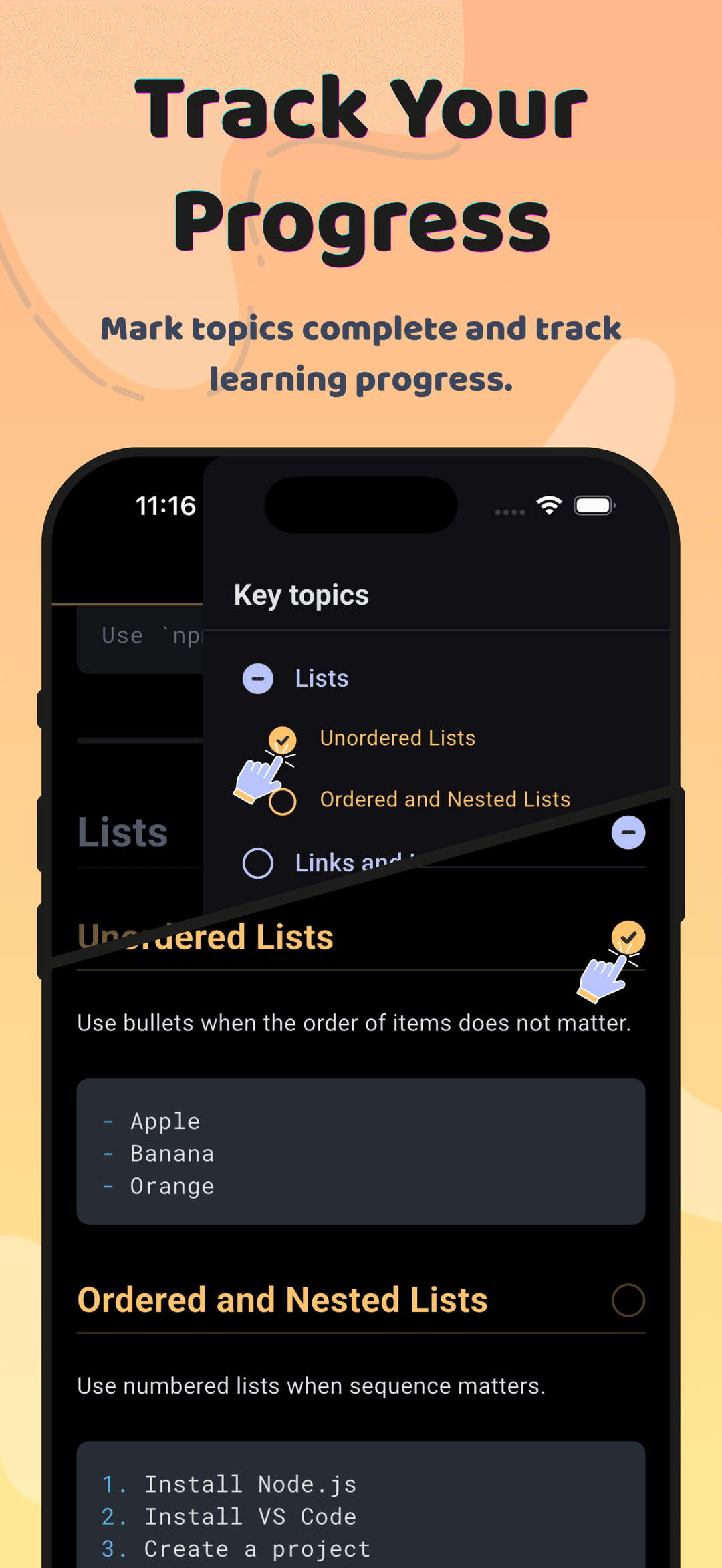 Track Your Progress