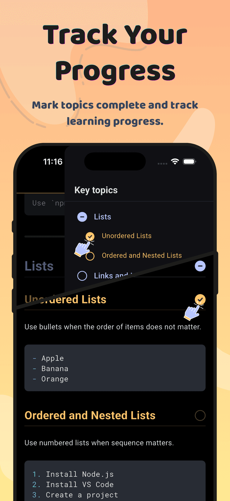 Track Your Progress