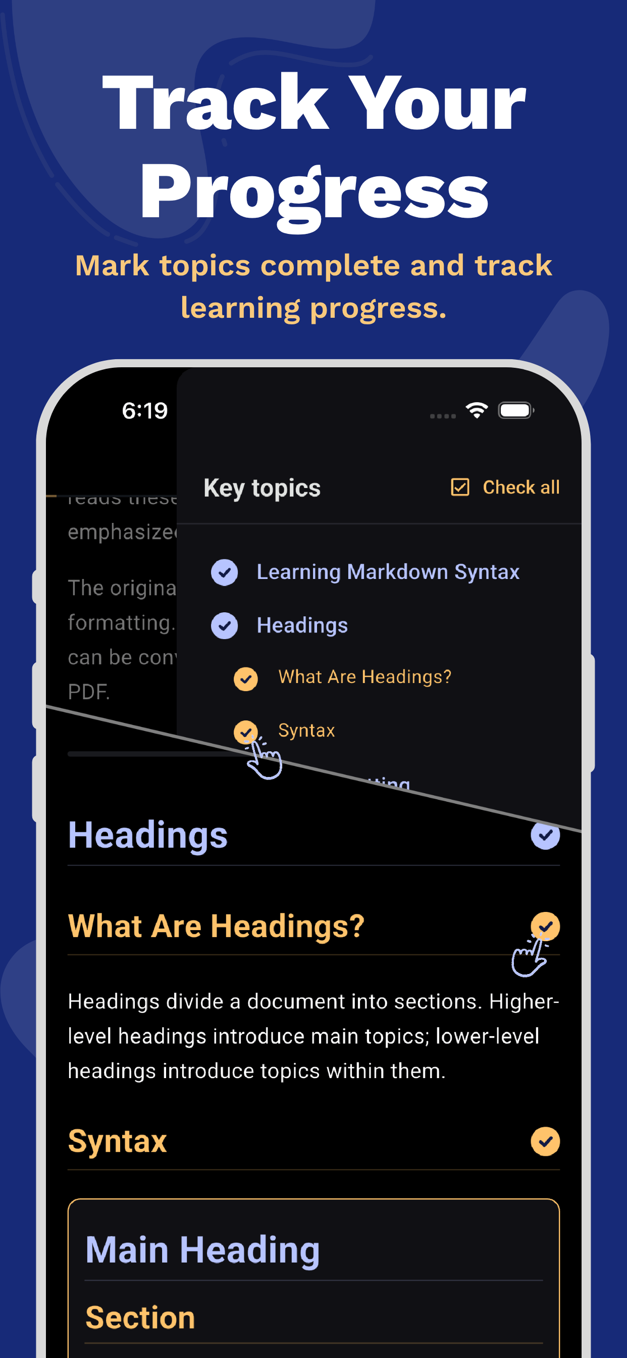 Track Your Progress